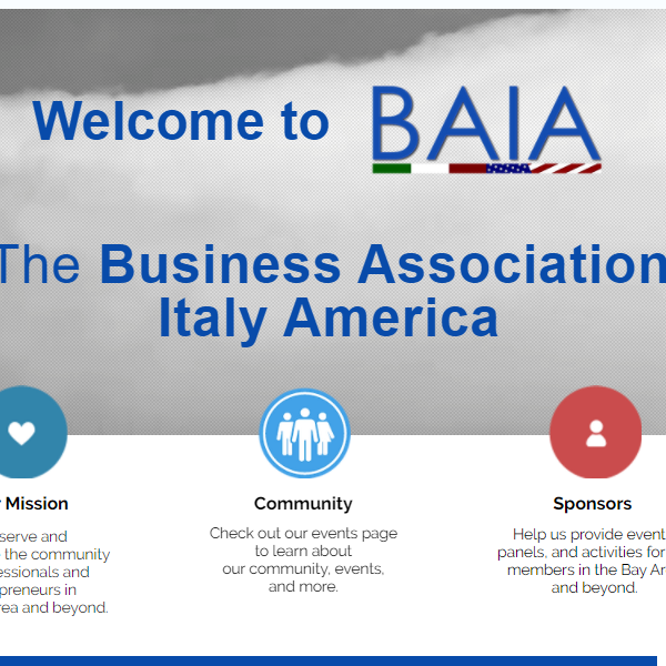 Business Association Italy-America - Italian organization in San Francisco CA