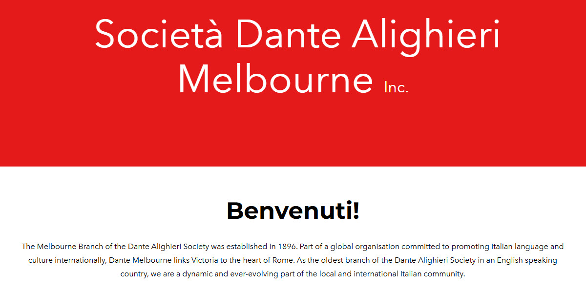 Dante Alighieri Society Melbourne Inc.