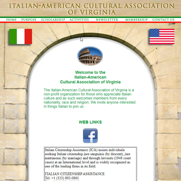 Italian-American Cultural Association of Virginia - Italian organization in Glen Allen VA